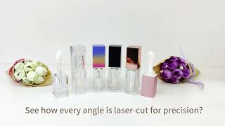 Why SQUARE Lip Gloss Bottles Are a Luxury Game Changer!