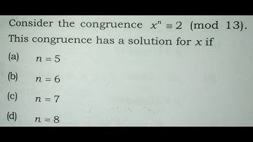 Solved Questions of CSIR NET June 2013 || Number Theory