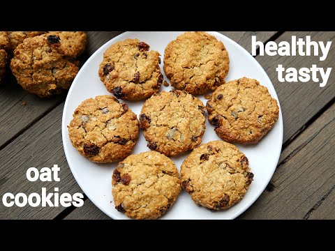 oat-cookies-recipe-|-ओट्स-की-कुकीज-|-oatmeal-cookie-recipe-|-oatmeal-raisin-cookies