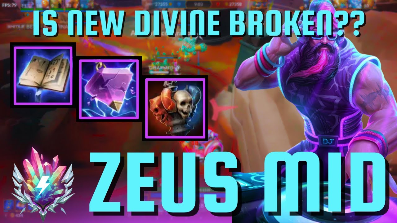 DIVINE RUIN IS BROKEN? - Zeus Mid Smite 2 Gameplay