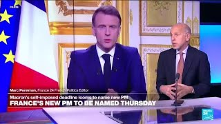 'Negotiations down to the wire' as Macron's self-imposed deadline to name new PM looms • FRANCE 24