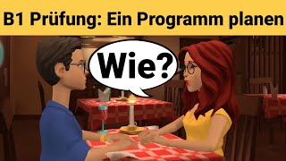 Oral exam German B1 | Plan something together/dialogue | talk Part 3: A program