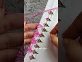 Elegant Lace Work || Embroidery New Idea Lace Design #youtuber #shortsfeed #trendingshorts #sewing