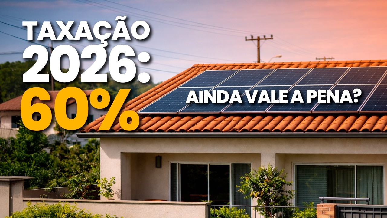 Como CALCULAR a TAXAÇÃO do SOL em 2026 | LEI 14300
