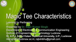 Magic Tee (E-H) Lab Experiment
