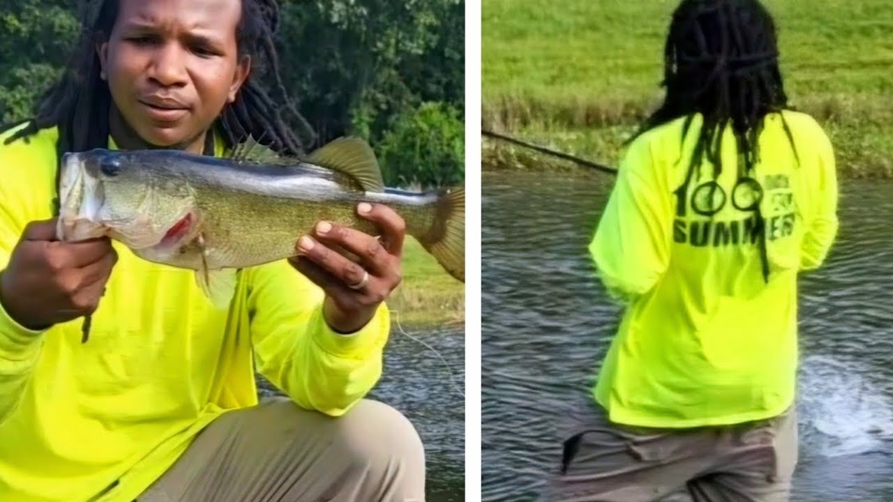 Bass fishing a swing and a miss and a swing and a hit #floridafishing #fishing #fishinglife