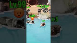 WOLF GAME | I Just Want Some Water!!! #wolf #animals #shorts screenshot 1