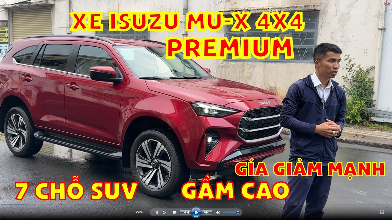 XE SUV ISUZU   MU X PREMIUM 1 9L 4x4 AT   Isuzu 7 Chỗ MU X 4x4 Premium 2026