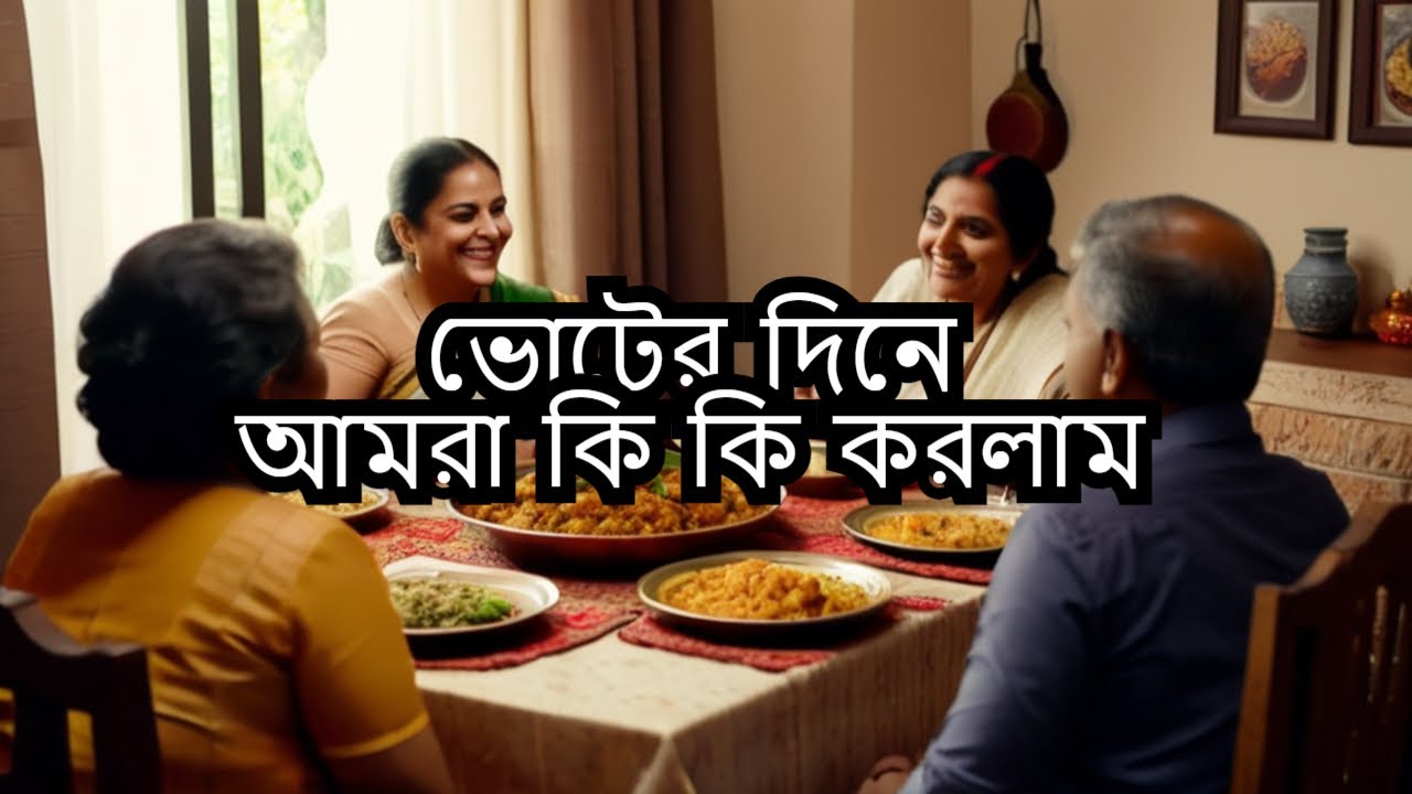 ভোটের দিনে আমরা কার বাসায় দাওয়াত খেলাম । Daily vlog 2024 | Whole day at sisters place