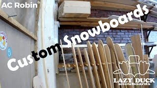Процесс производства сноубордов Российского бренда LazyDuck Snowboards. How To Make A Snowboard.
