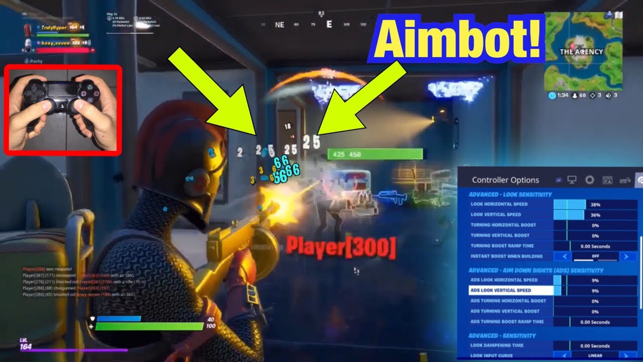 how to get aimbot on fortnite pc tutorial