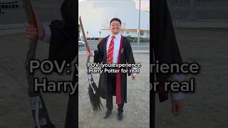 I Dressed As HARRY POTTER To Go Watch HARRY POTTER!! #shorts 🧹⚡️