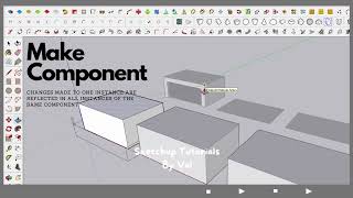 Components vs Groups - Sketchup Tutorials