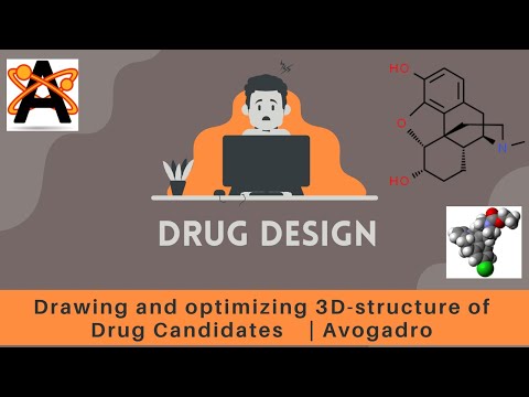 Drawing and Optimizing Drug Structures with Avogadro - Complete Tutorial