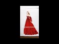 Fashion sketch tutorial by ZEYNEP DENIZ-red evening gown/marker rendering