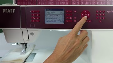 Pfaff quilt expressions 4.2 25 Presser Foot Pressure