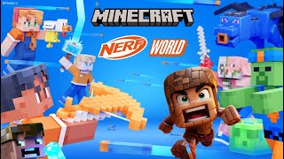 🔴 LIVE NOW!  NERF MEETS MINECRAFT: An Epic Battle from Overworld to The End!