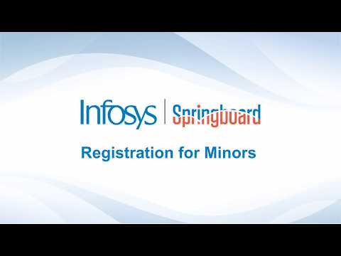 How to Register on Infosys Springboard for Minors (Under 18 Years of Age): Step-by-Step Guide