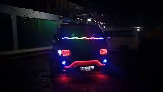 L300 mbois pasang spoiler lampu Strobo new wave