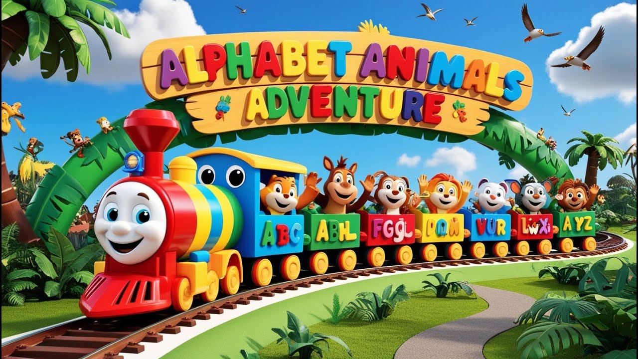 🎵 Alphabet Animals Adventure | A to Z Animal Song for Kids | Learn ABC ...