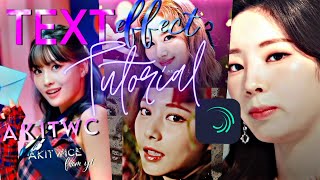TEXT EFFECT by akiTwice -TUTORIAL-  (pls. read description) screenshot 2
