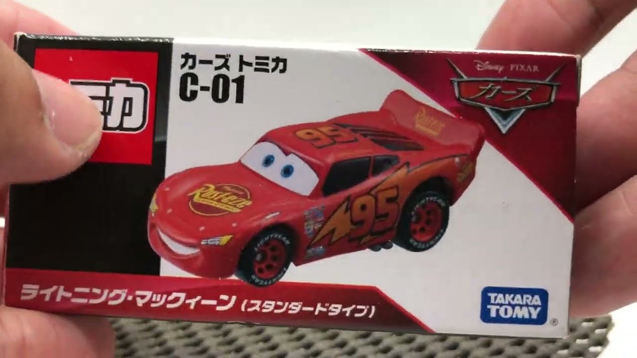 [UBT] Cars Tomica Lightning McQueen (Standard Type) C-01 Unboxing 