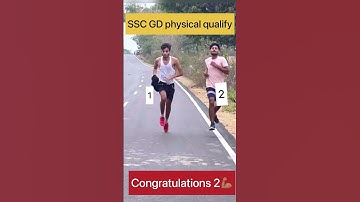 SSC Gd physical qualify congratulations dono bachho #viralvideo #video #running #defenceacademy