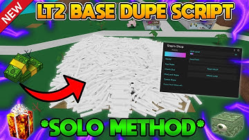 [ NEW ] How To Base Dupe (New Method!) [Solo] Lumber Tycoon 2 ROBLOX