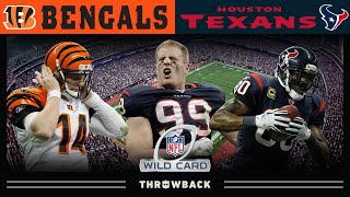 Watt Delivers Texans' FIRST Playoff Win! (Bengals vs. Texans, 2011 AFC Wild Card)