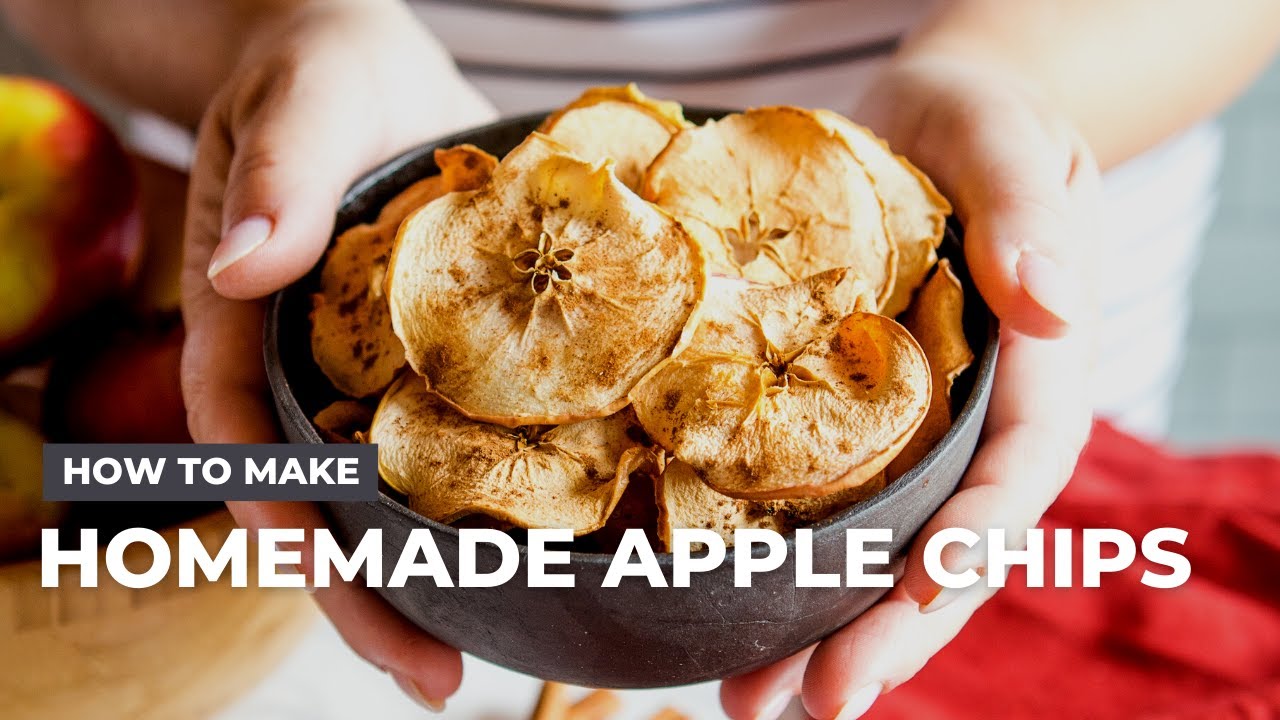 How to Make Healthy Homemade Apple Chips YouTube