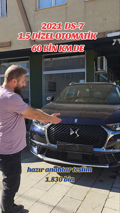 2021 DS 7 DİZEL OTOMATİK 1.5 60 BİN KM DE ÖNCESİ SONRASI BOYASIZ DEGİŞENSİZ #araba