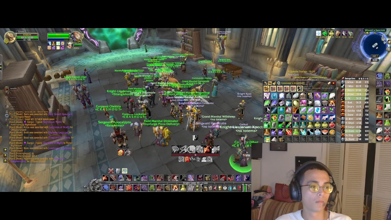 AQ40 SPEEDRUN W/ NEW GUILD PLAYING WARRIOR US NIGHTSLAYER