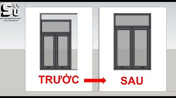 scale đối tượng mà không thay đổi kích thước bản cửa