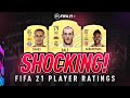 TOP 10 MOST SHOCKING FIFA 21 RATINGS!!!