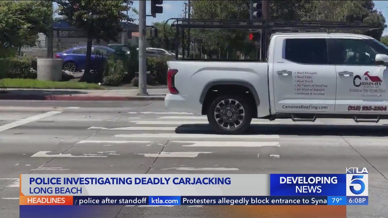Police investigating deadly carjacking in Long Beach - YouTube