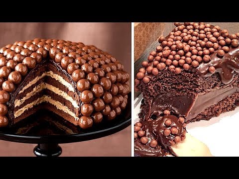 easy-chocolate-cake-recipe-ever-|-amazing-cake-decorating-tutorials-|-so-yummy-cake-recipes