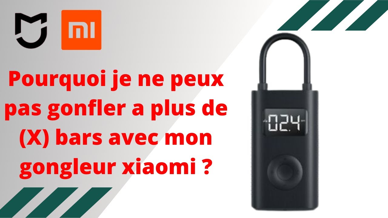 Test Xiaomi Mi Portable Air Pump 1S : une petite pompe qui ne manque pas  d'air - Les Numériques