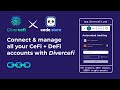 Connect and manage all your CeFi   DeFi accounts with Divercefi