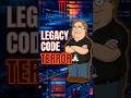 Why developers are scared of touching old code 🕸️😨 #familyguy #devopsengineering #clanguage