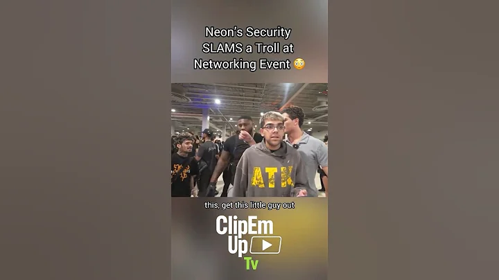 Neon’s Security SLAMS a Troll at Networking Event 😳 #neon #clavicular #edmatthews #security #slam