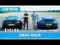Aston Martin Vantage GT8 vs DB11 - DRAG RACE, ROLLING RACE & BRAKE TEST | Mat vs Shmee pt 3/4