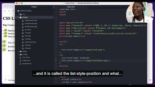 Week 4: Lesson 1- CSS Lists