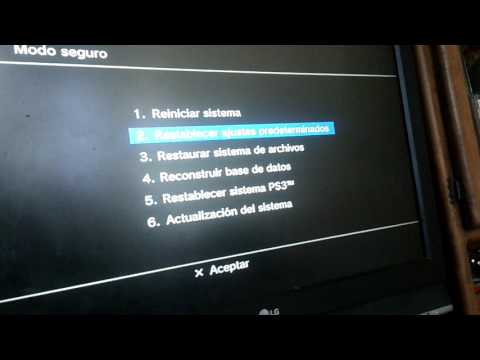 Video: 3 formas de reiniciar PS3