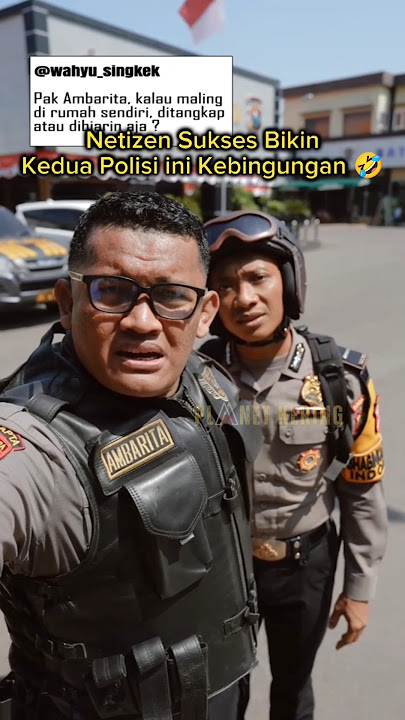Pertanyaan Macam Apa ini 🤣 #polisi #ambarita #ngakak