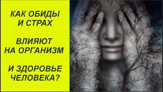 Как обида и страхи влияет на организм и жизнь человека?