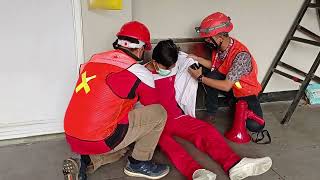 PMI Kota Tangerang Gelar Simulasi Kebakaran di Laboratorium UDD