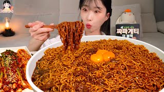 [корейская еда] 👍Мокпан из 10 пакетов рамена в Корее Korean Ramen & Kimchi Mukbang Eatingshow ASMR