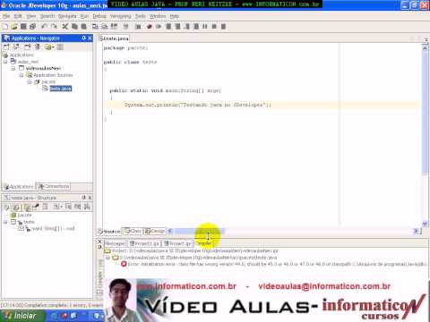 aula 1613 java   Criando uma classe java no JDeveloper10g