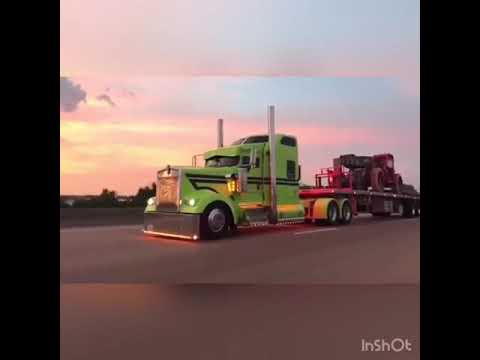 Kenworth w900 punjabi driver song canada Rajwinder Randiala  punjabi song 2018