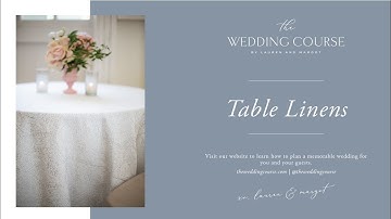 Do you know the secret to smooth table linens?
